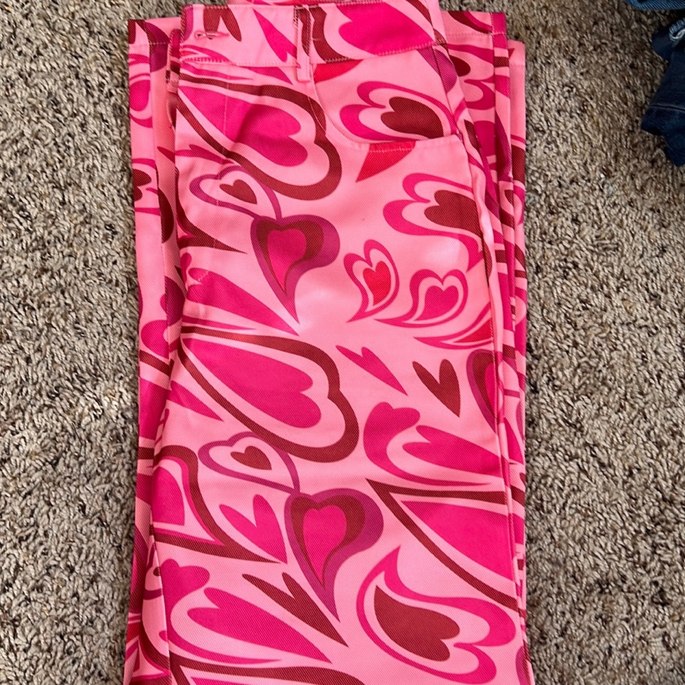 Pink Heart Pants